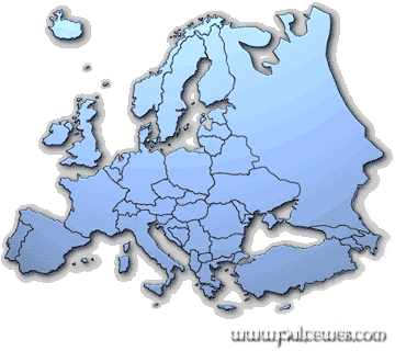 ヨーロッパアルプス地図