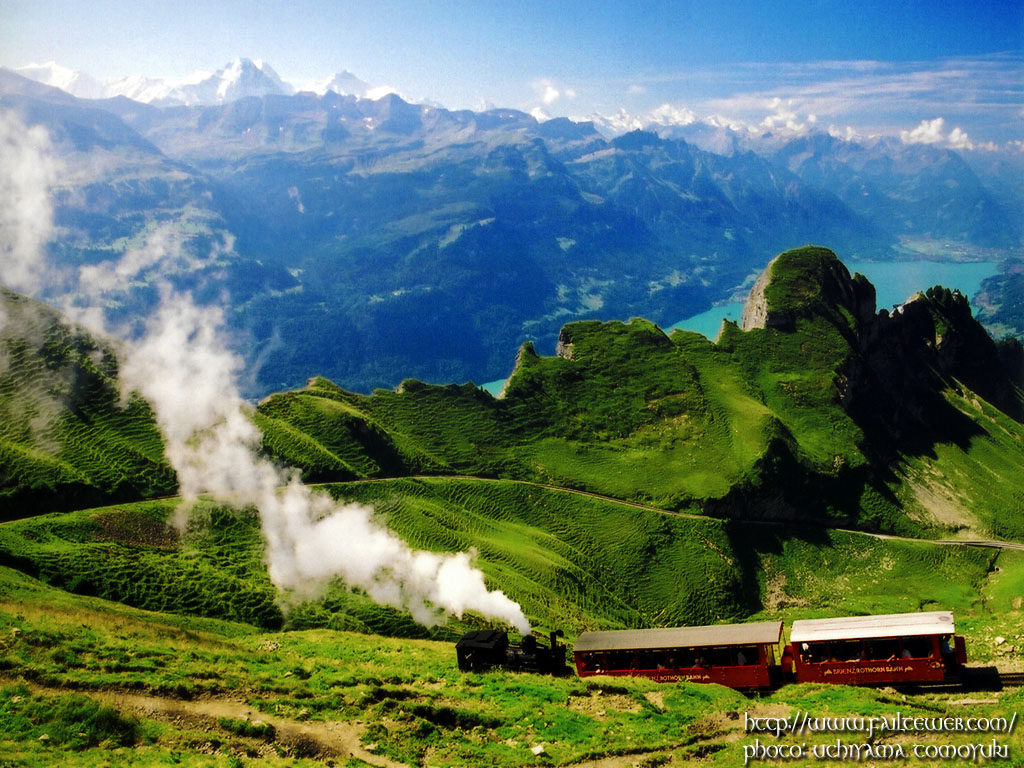 ブリエンツロートホルン登山鉄道 壁紙写真紀行 Failte